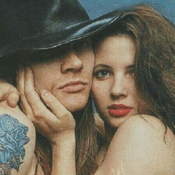 Erin Everly and Axl Rose