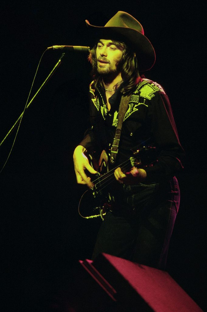 Bad Company bassist Boz Burrell (1979).