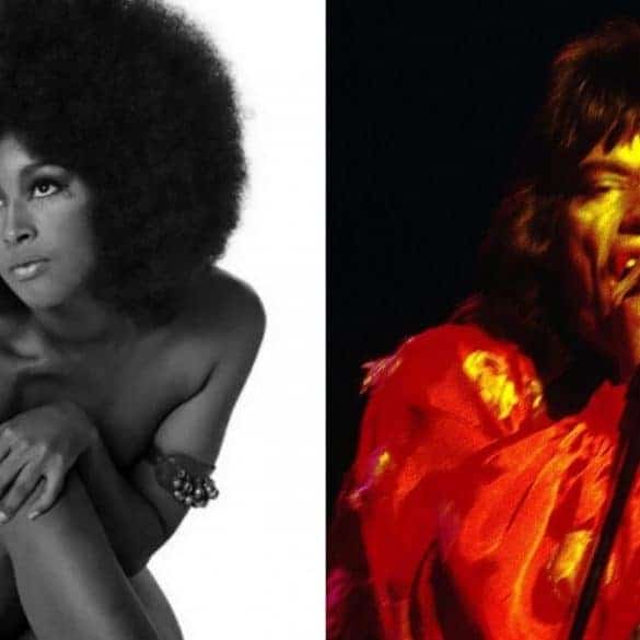 Marsha Hunt and Mick Jagger