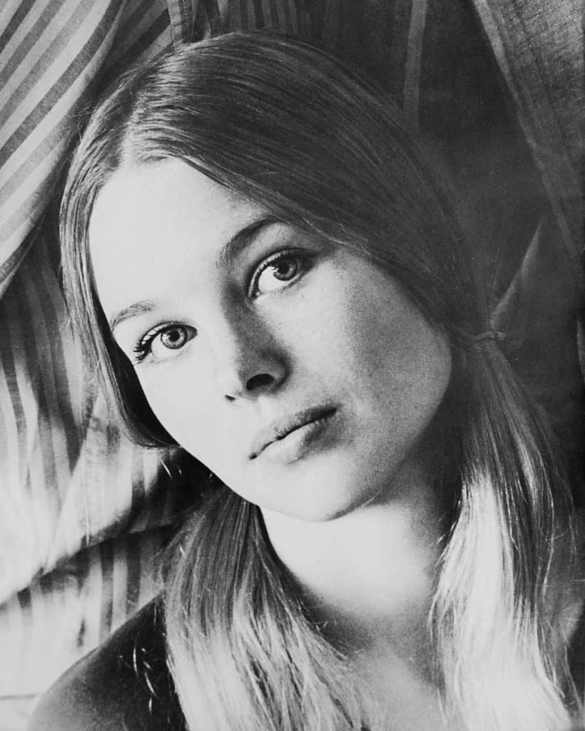 Photo of Michelle Phillips promoting the Mamas & the Papas' 1966 tour.