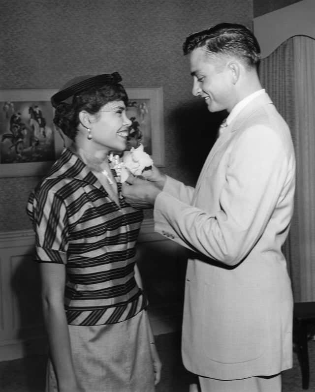 Johnny Cash first wife Vivian Liberto, 1951.