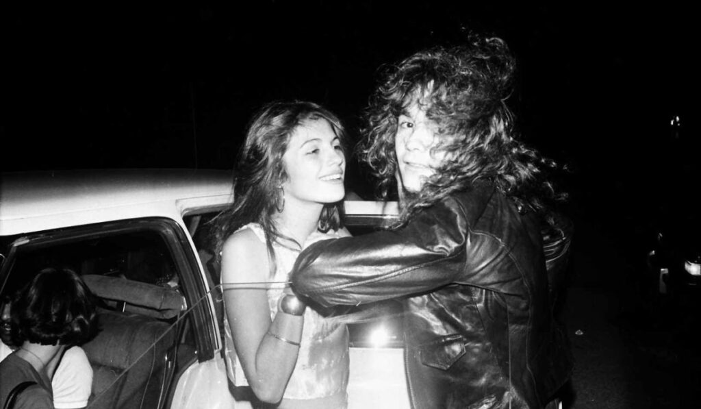 Audrey Hamlton and Robert Plant