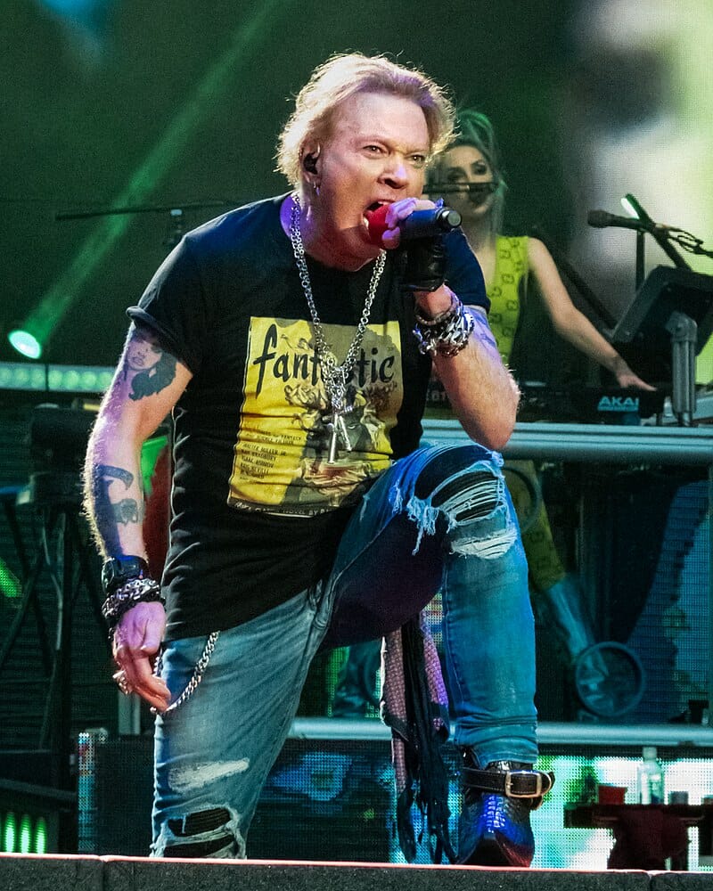 Axl Rose's Net Worth Makes Him The Richest Member Of Guns N' Roses