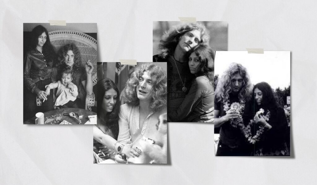 Maureen Wilson and Robert Plant