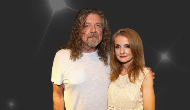 Maureen Wilson and Robert Plant
